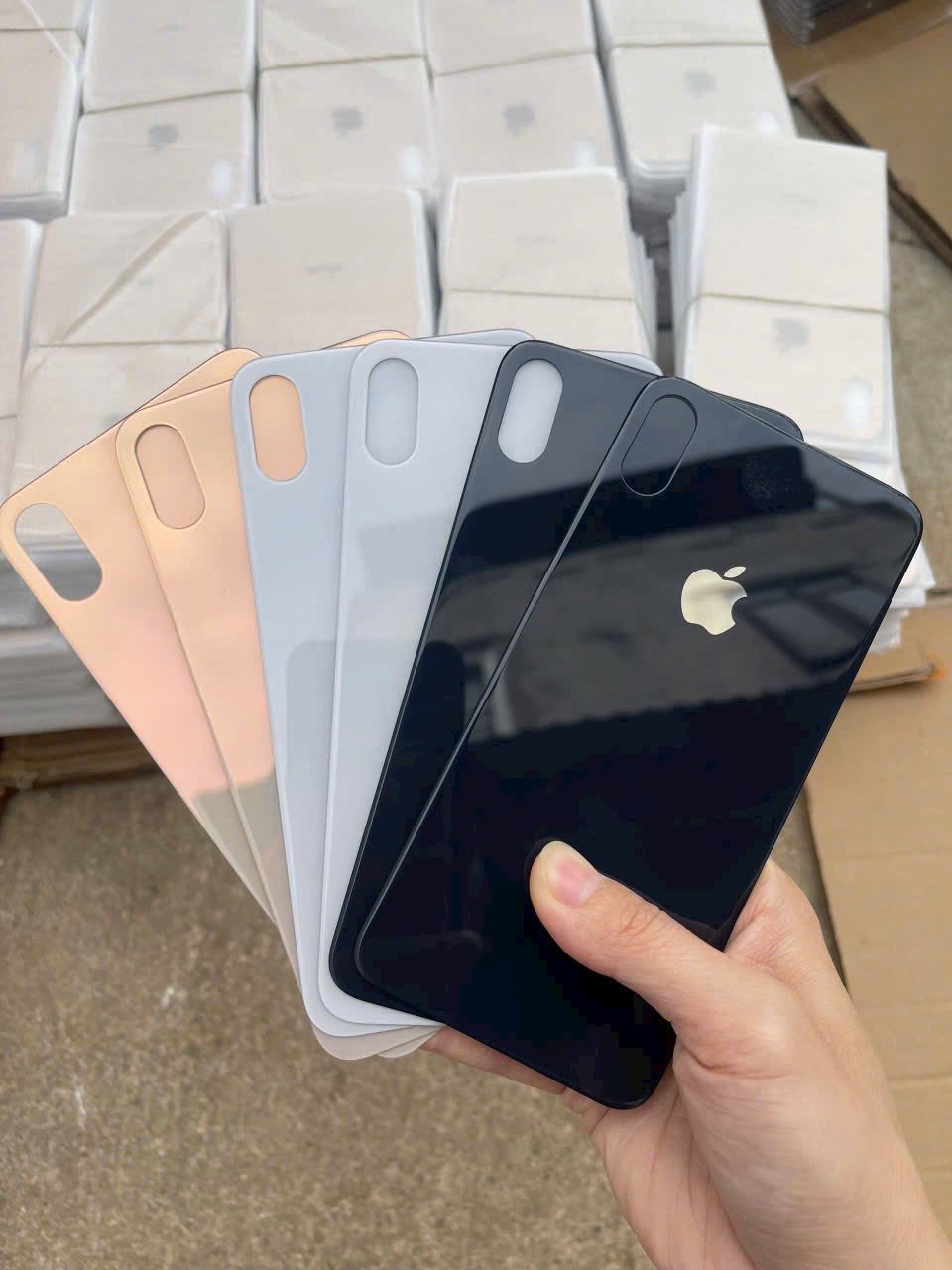 Lưng iPhone X (đủ các màu)